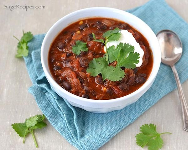 Indian-Spiced Tomato And Black Bean Soup