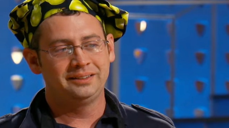 Former MasterChef contestant Ben Starr, in a still from an episode of MasterChef