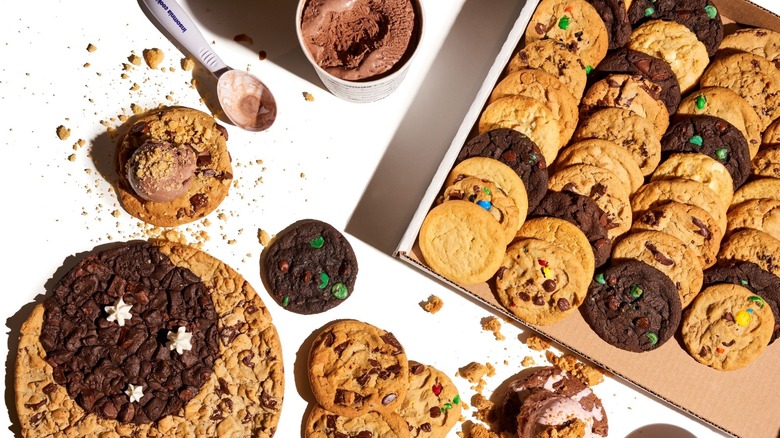 Insomnia classic cookie flavors, cookie cakes, and ice cream