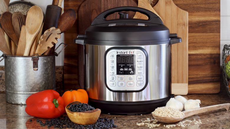Instant pot on the counter