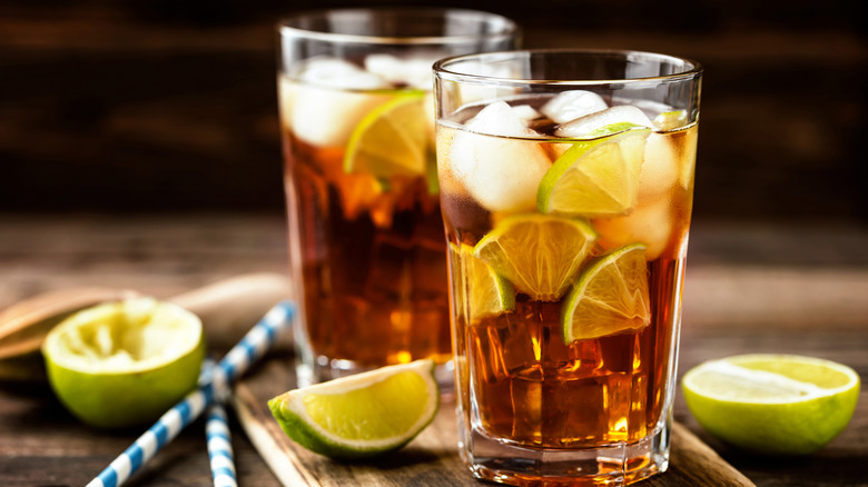 Spiced rum cocktails