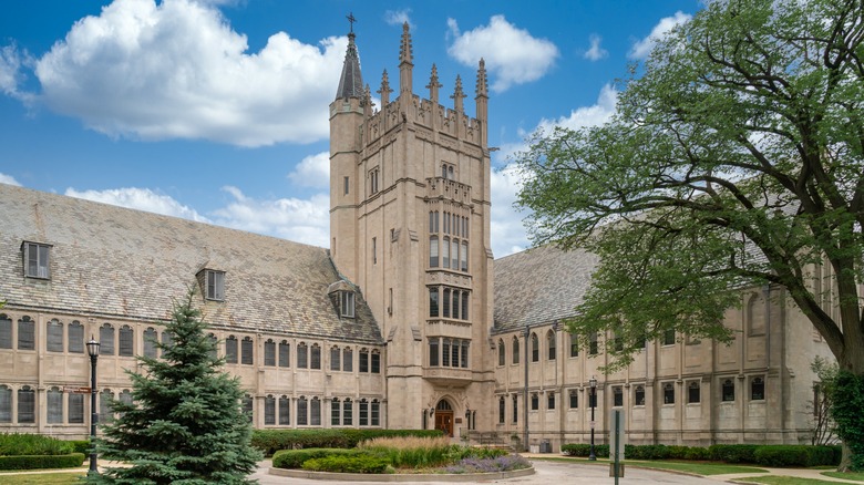 Northwestern University building exterior