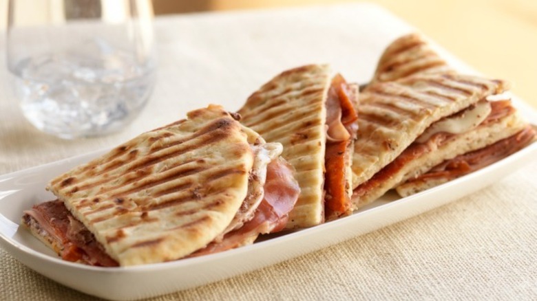 Italian Ham Naan Panini