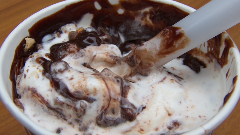 McDonald's McFlurry in cup
