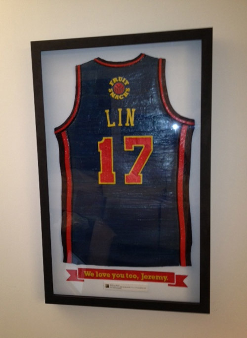 Jeremy Lin&apos;s Fruit Roll-Up Jersey