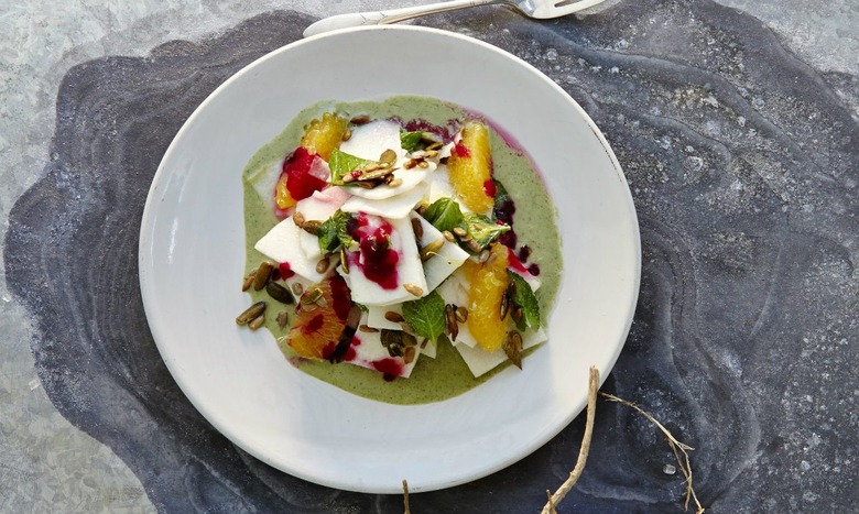 Jicama Salad with Mint Crema