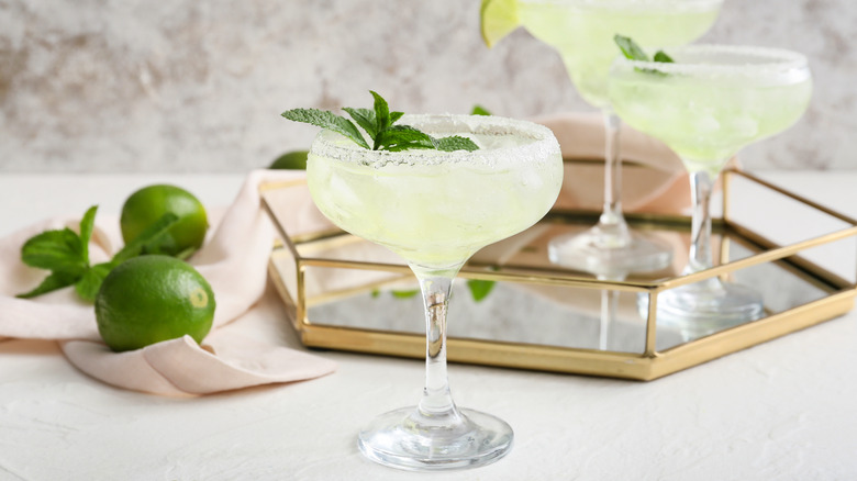 Classic daiquiri in a glass