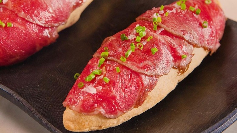 Philly cheesesteak from The Bazaar