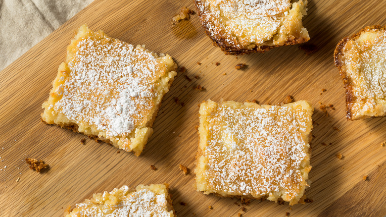 gooey butter cake squares