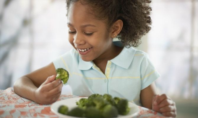 Kids Eat Broccoli