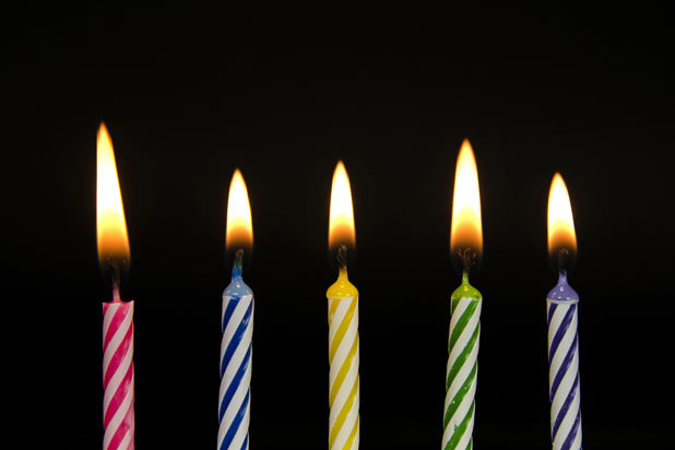 Candles on Birthday Cake — Greece