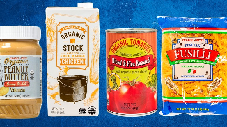 Composite of Trader Joe's products