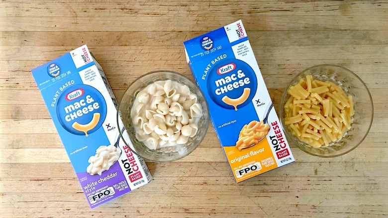 Kraft NotCheese flavor packages