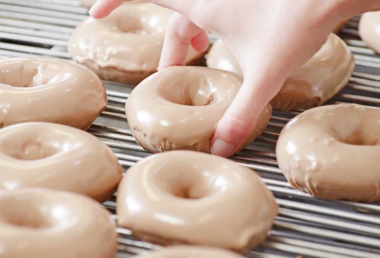 krispy kreme coffee doughnut