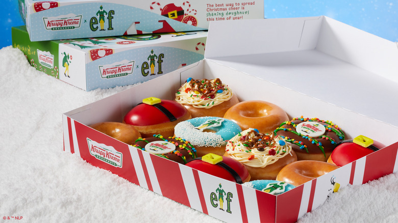 Buddy the Elf Krispy Kreme donuts