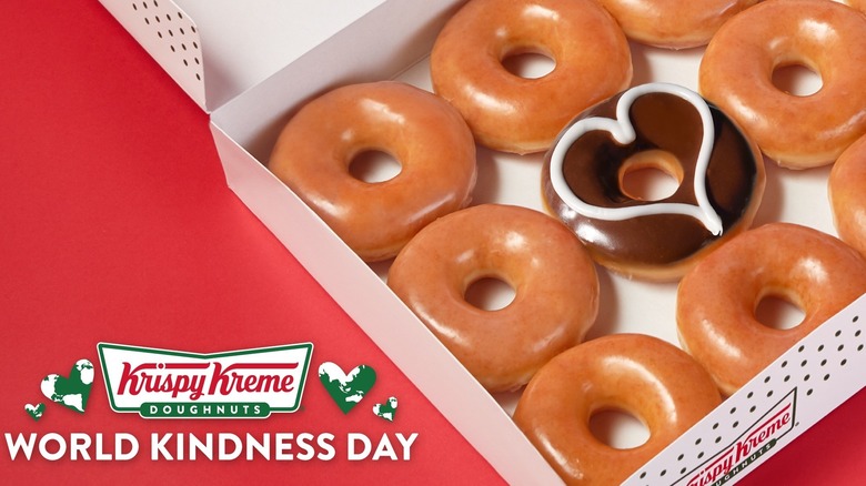 Krispy Kreme box of donuts