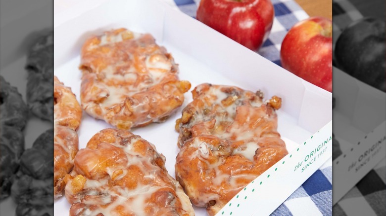 Krispy Kreme apple fritters