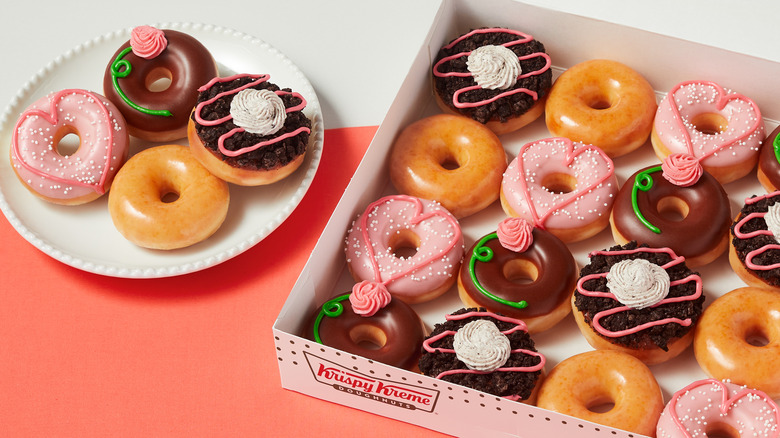 A box of Minis for Mom Krispy Kreme doughnuts