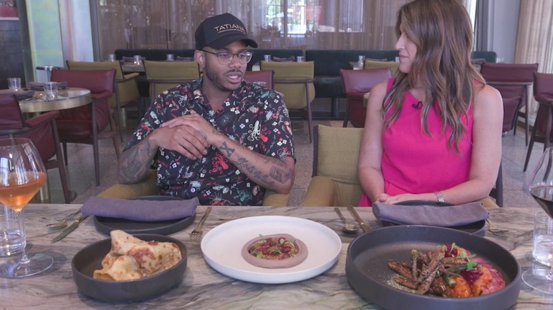 Kwame Onwauchi being interviewed