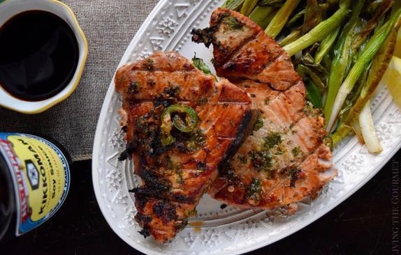 Soy Grilled Tuna Steaks