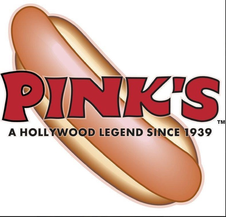 pink's hotdog