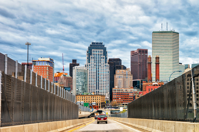 Boston, Mass. to Various Destinations (By Car)