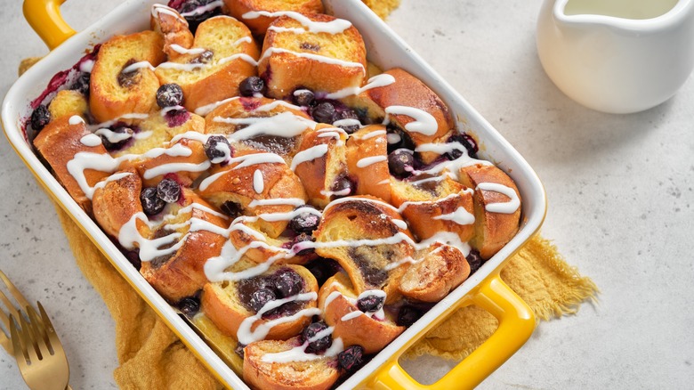 Overview of French toast casserole