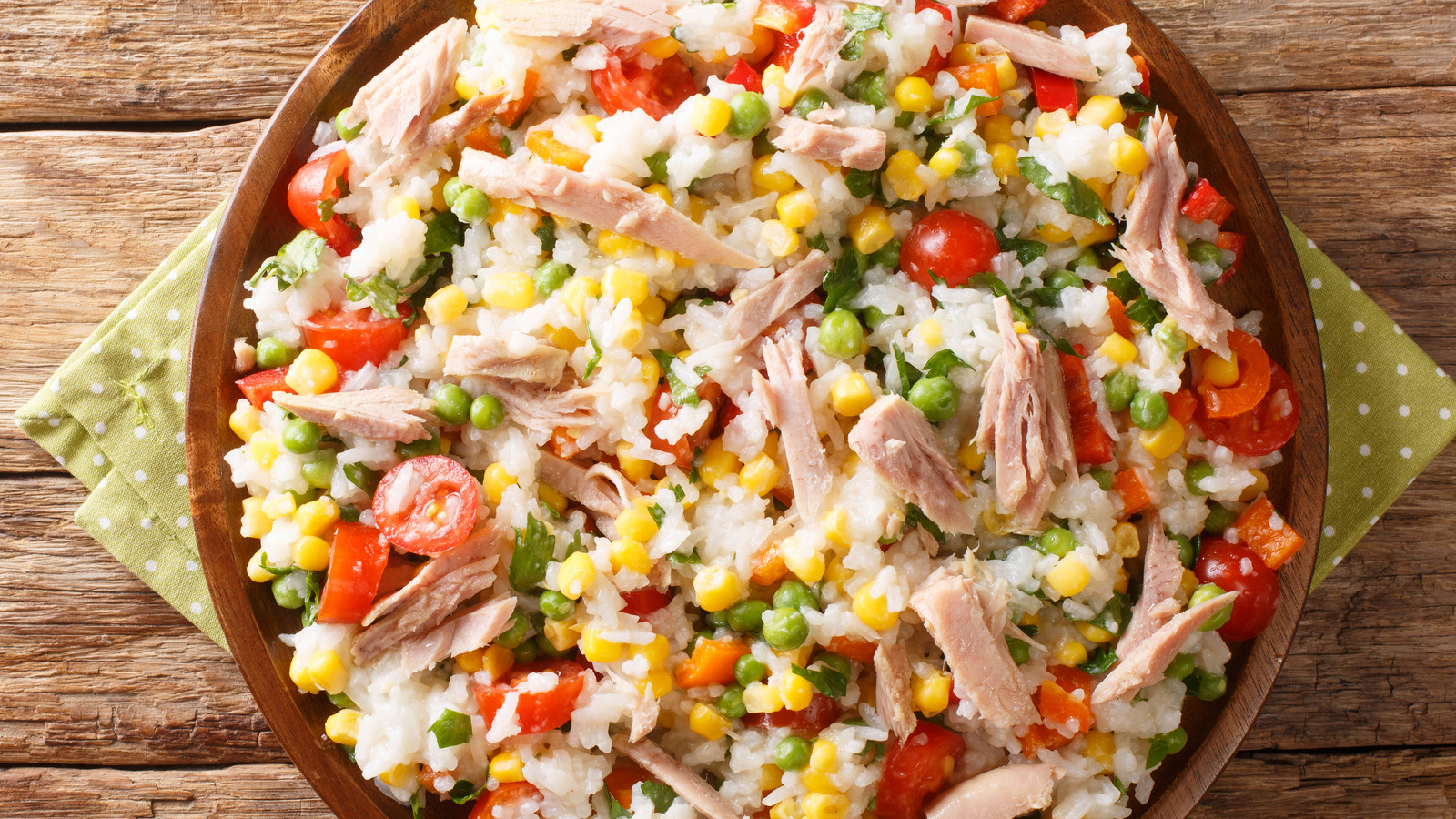 Leftover Rice Is The Best Way To Bulk Up Your Tuna Salad