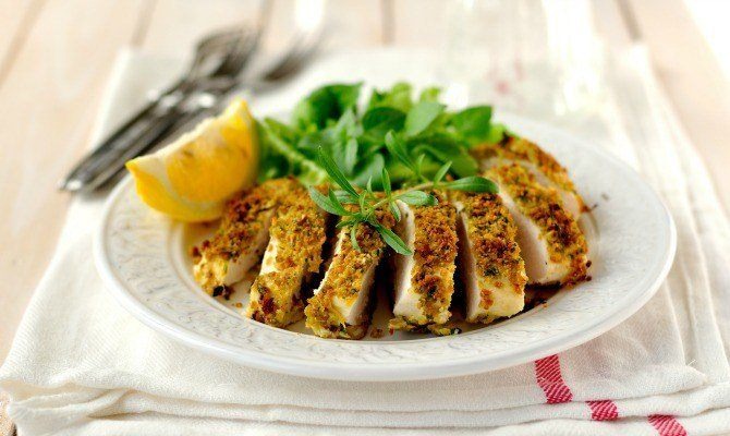 Lemon-Crusted Chicken Breast