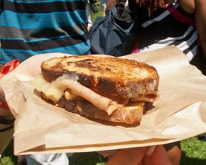 Horse Meat Bologna and Foie Gras Sandwich