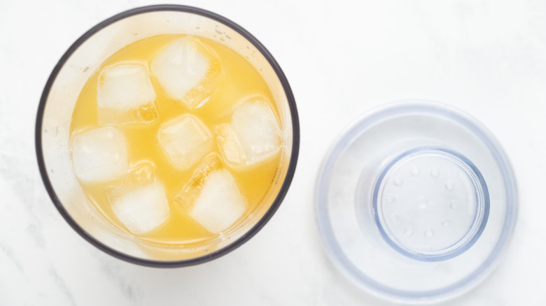 mai tai ingredients in shaker