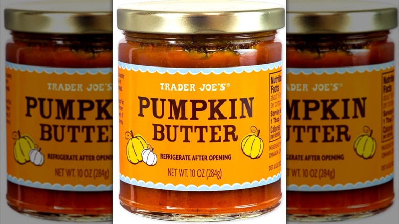 Jar of Trader Joe's Pumpkin Butter