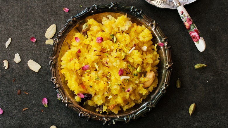 Bowl of Sooji Halwa