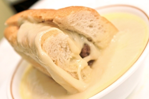 The Ultimate Fondue Burger.