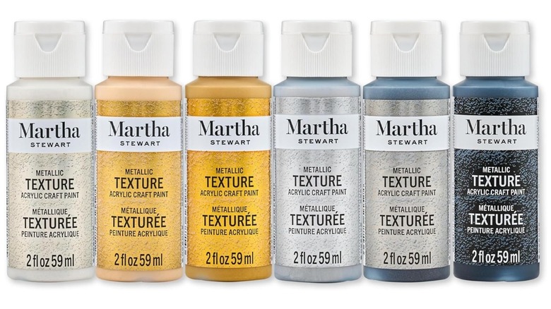 Texture paint set on white background