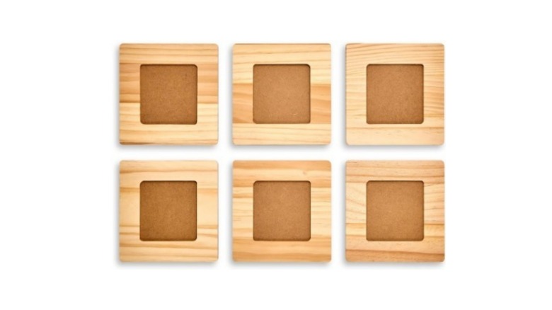 Frame set on white background