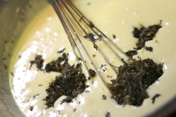 Add the Tarragon Reduction