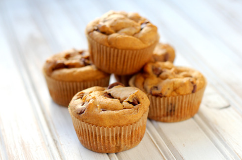 Pumpkin Muffins with Maple Syrup 