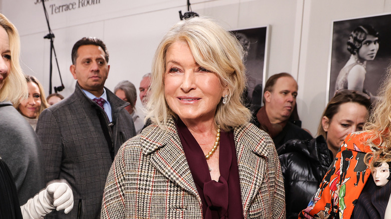 Martha Stewart with a group of people