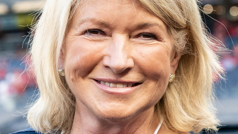 Martha Stewart with wide smile