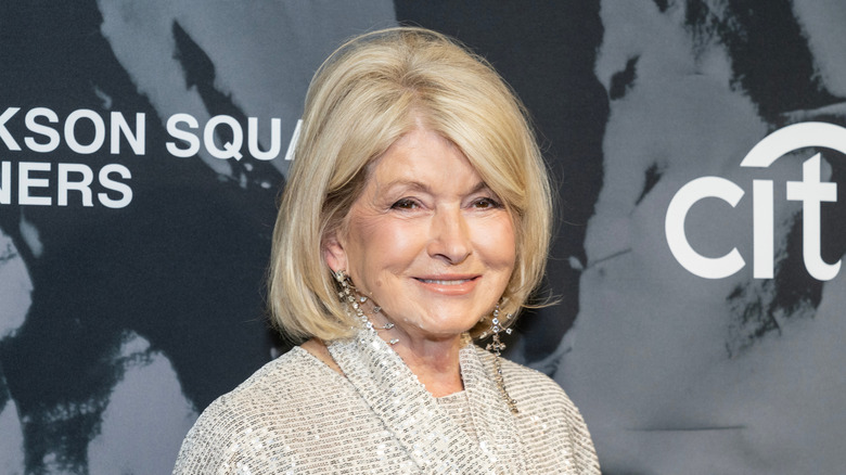 Close up of Martha Stewart