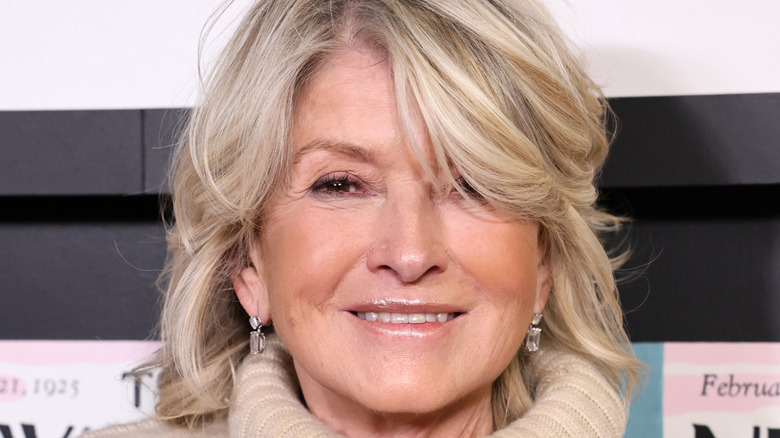 Closeup of Martha Stewart smiling