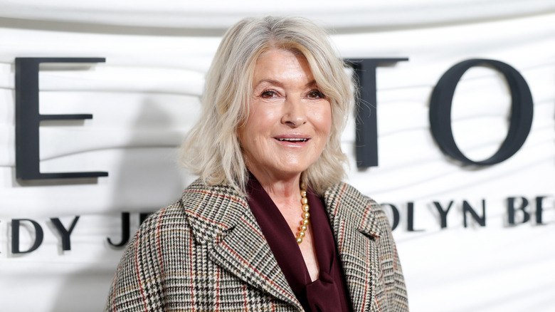 Close-up of Martha Stewart at an event