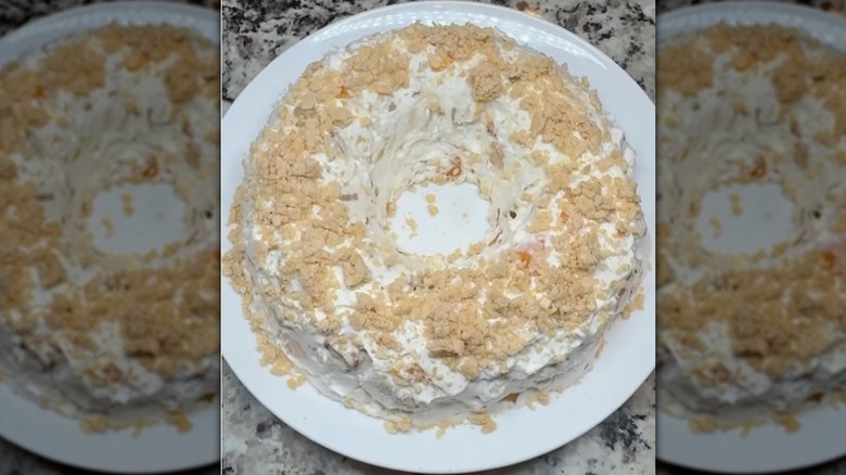 Homemade quilly on plate