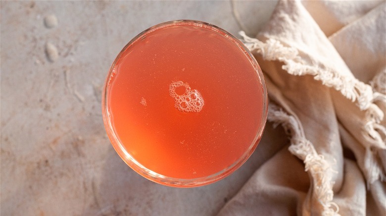 mary pickford cocktail in glass