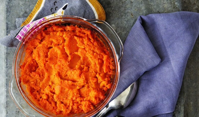 Mashed and Oven-Dried Sweet Potatoes