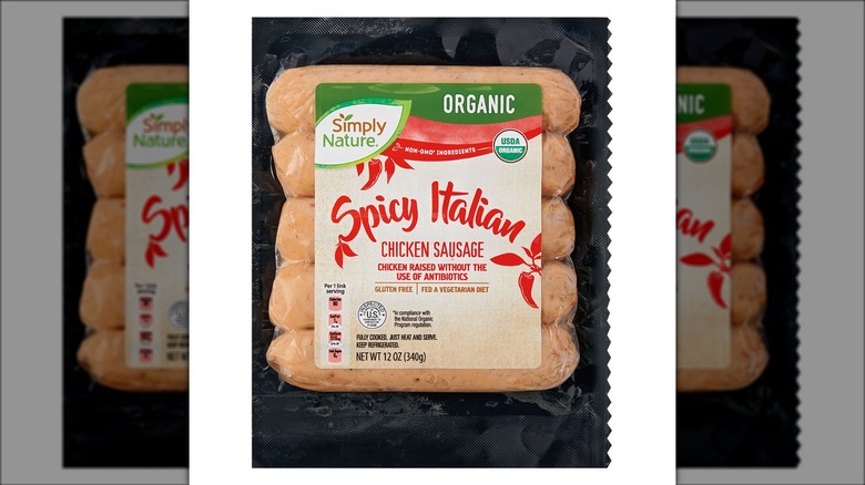 spicy Italian chicken sausage