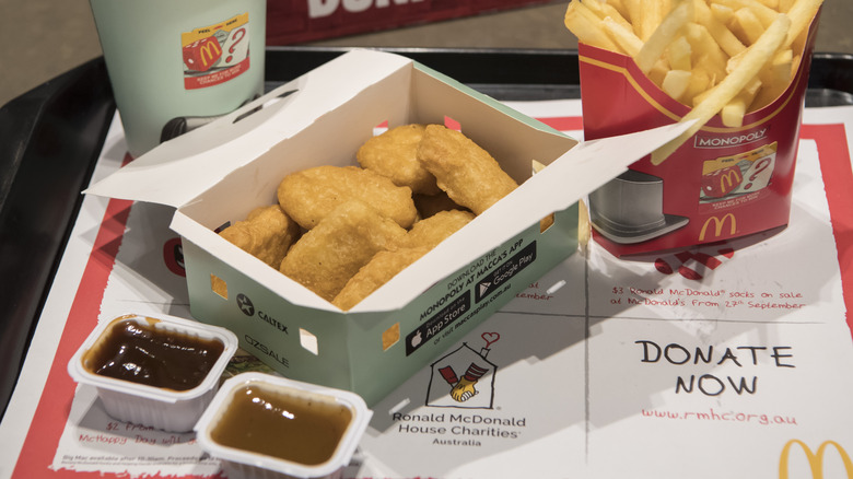 McNuggets and dipping sauces
