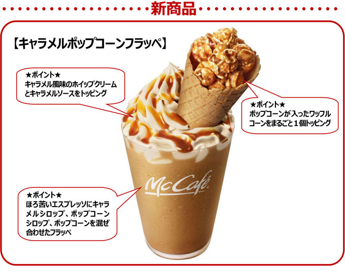 McDonald's Japan Popcorn Drinks