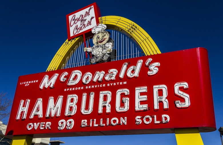 Retro McDonald's sign to match a classic jingle